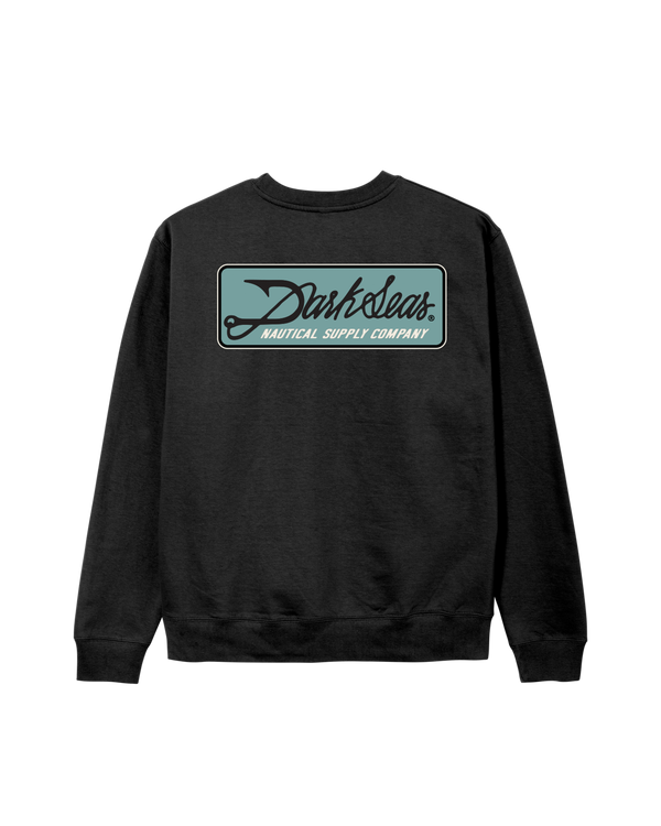 dark seas Fish Hook Crewneck