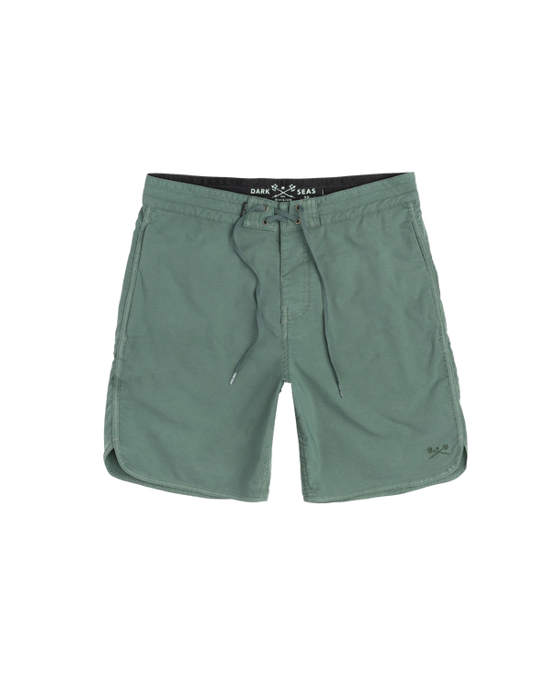 dark seas Go-To Boardshort GREEN