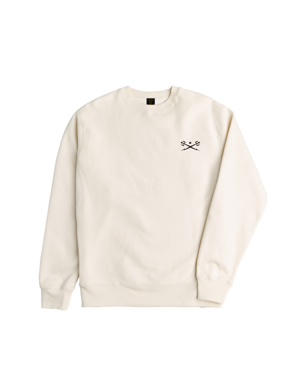 dark seas Go-To II Crewneck BONE