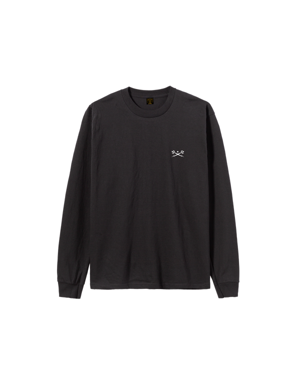 dark seas Go-To II Stock LS T-Shirt BLACK
