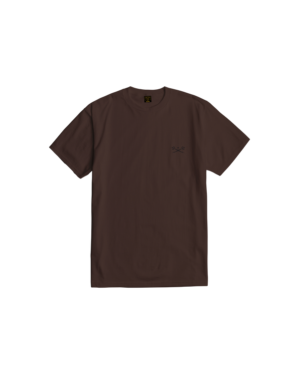 dark seas Go-To II Stock T-Shirt JAVA BROWN