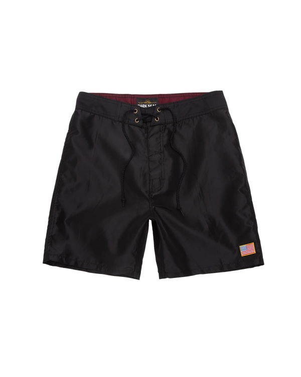 dark seas Half Hitch 2 Boardshort BLACK/MAROON