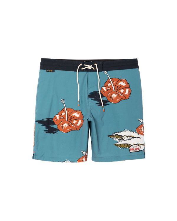 dark seas Harlan Boardshort BLUE