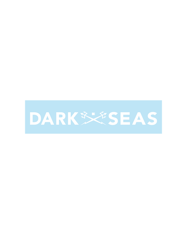 dark seas Headmaster Die Cut Sticker WHITE