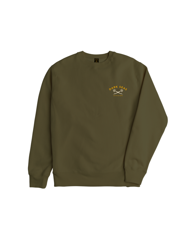 Dark Seas Headmaster III Crewneck ARMY