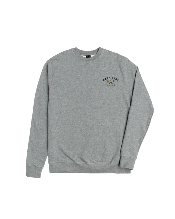 Dark Seas Headmaster III Crewneck HEATHER GUNMETAL