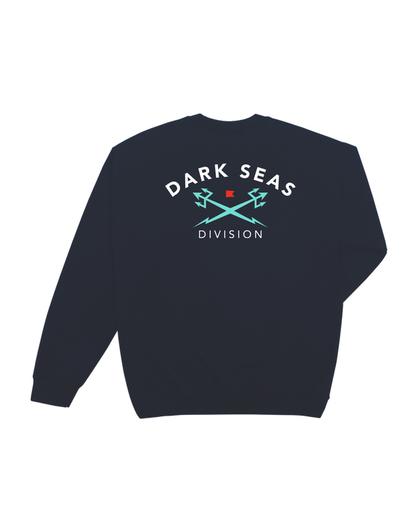 dark seas Headmaster III Crewneck NAVY
