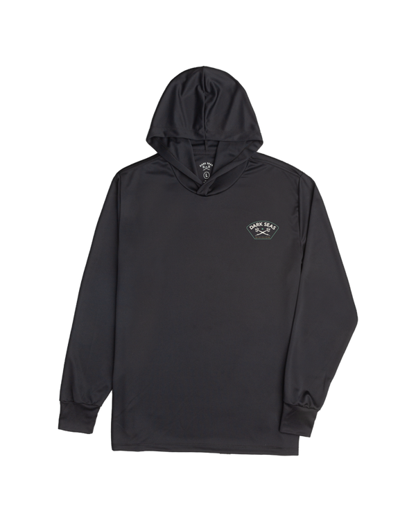 Dark Seas Headmaster III LS Hooded T-Shirt BLACK