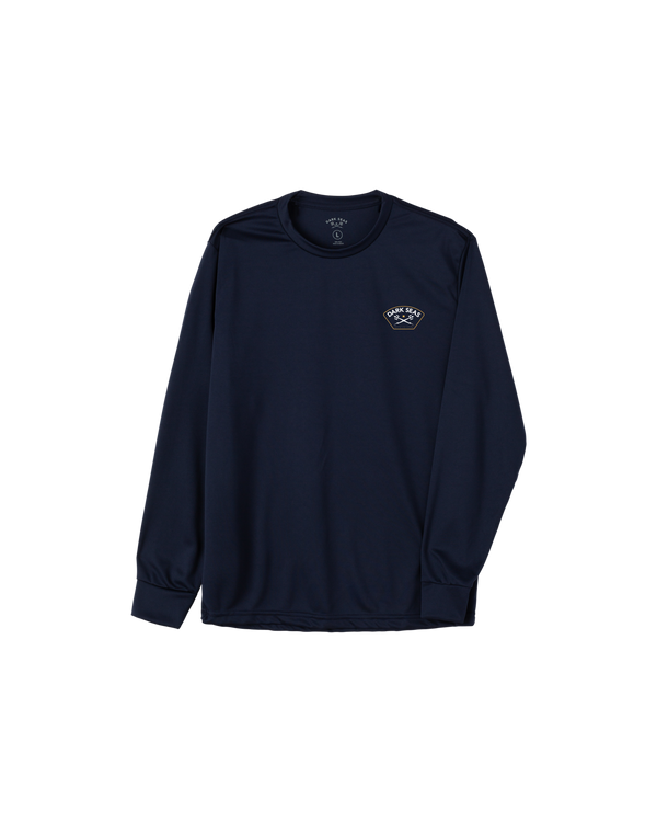 Dark Seas Headmaster III LS Uv T-Shirt NAVY