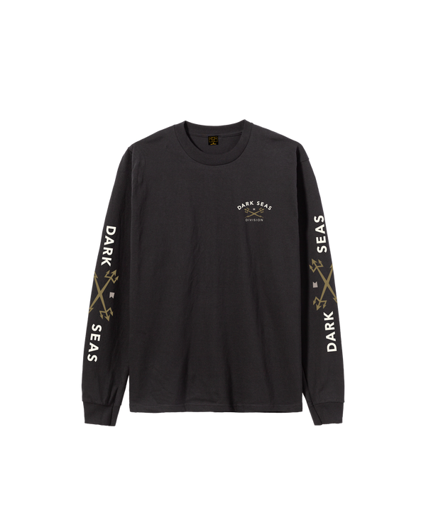 Dark Seas Headmaster III Stock LS T-Shirt BLACK