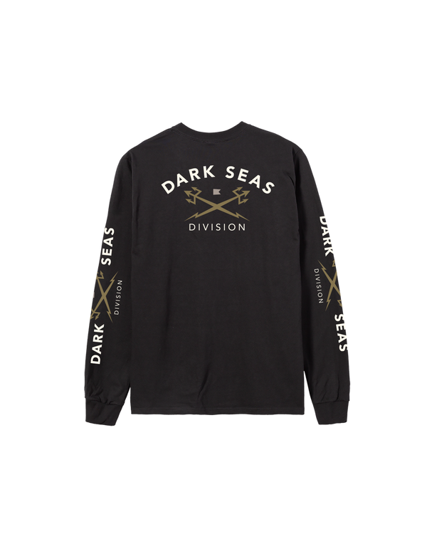 dark seas Headmaster III Stock LS T-Shirt BLACK