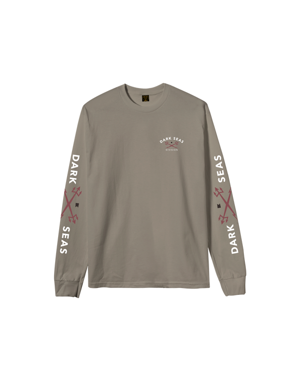 Dark Seas Headmaster III Stock LS T-Shirt SAND