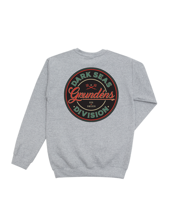 dark seas Instinctive Crewneck HEATHER GREY