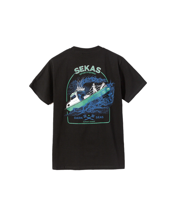 dark seas Lex Sea II Stock T-Shirt BLACK