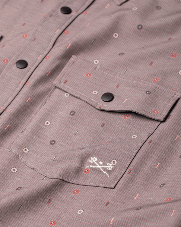 Dark Seas Madison SS Shirt MAUVE