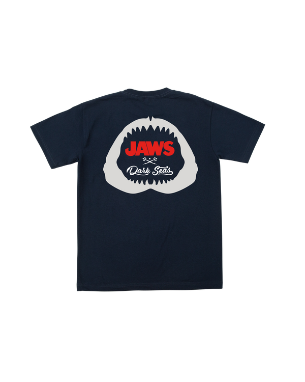 dark seas Mouthful Pocket T-Shirt NAVY
