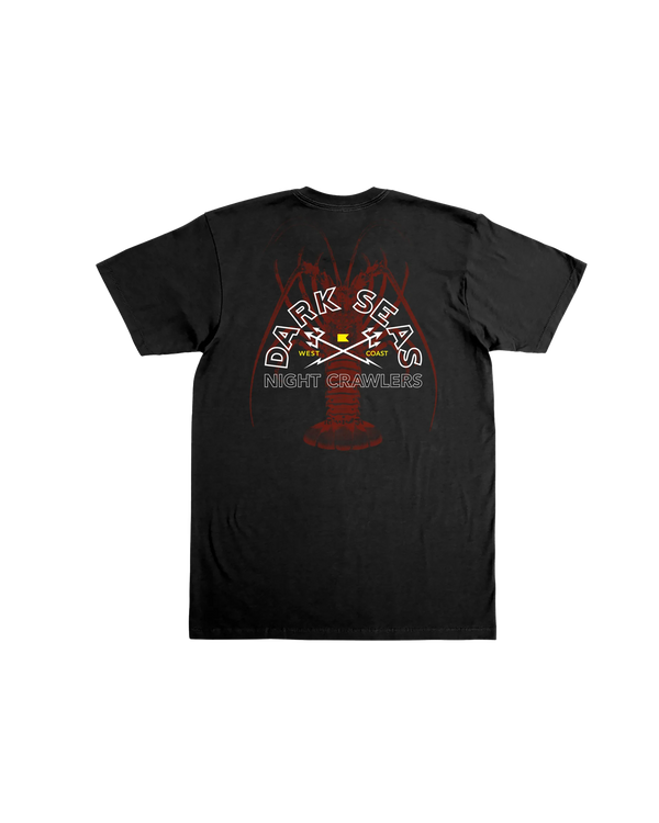 dark seas Night Crawlers Stock T-Shirt BLACK