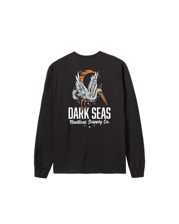dark seas Nite Flyer LS Stock T-Shirt