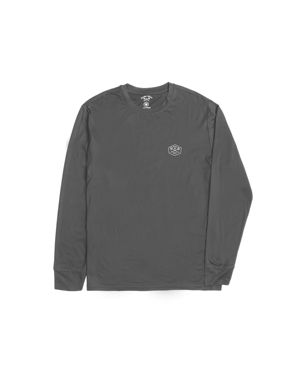 Dark Seas No Sweat LS Shirt GREY