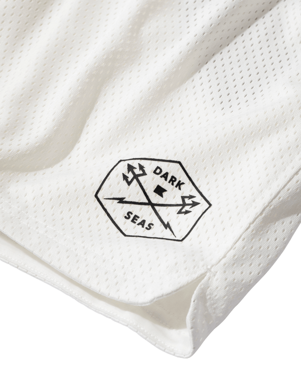 Dark Seas No Sweat Mesh Short WHITE