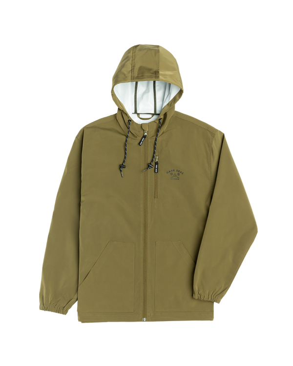 dark seas Port Jacket OLIVE