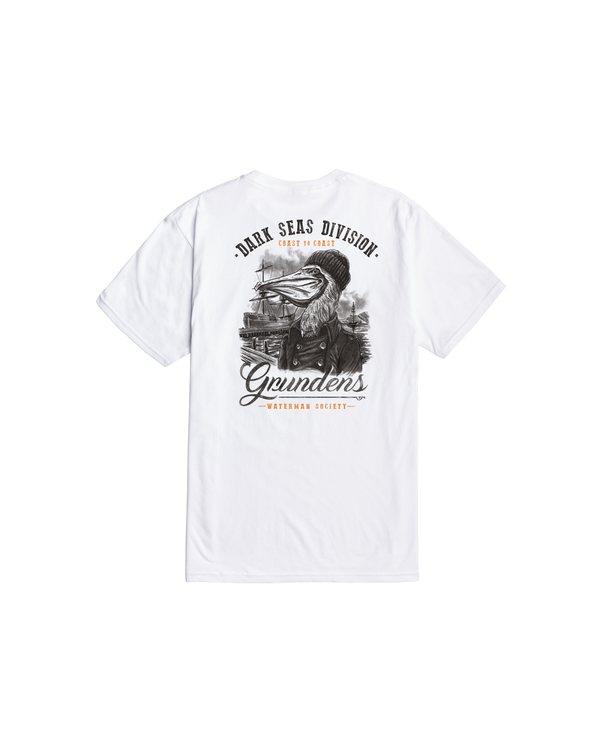 dark seas Portsmith Premium T-Shirt WHITE
