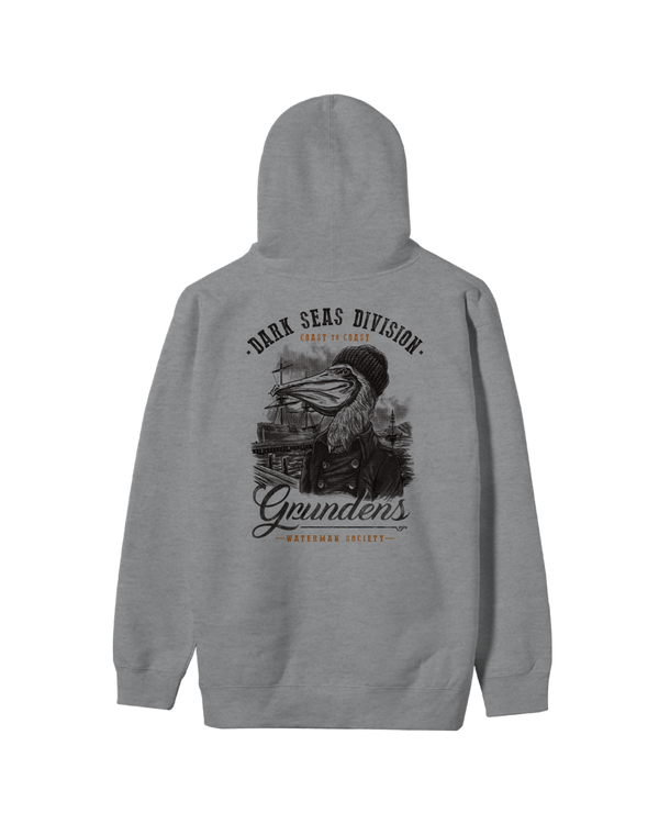 dark seas Portsmith Pullover HEATHER GREY