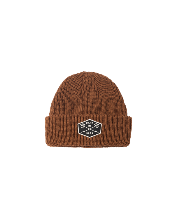 dark seas Progressive Beanie BROWN