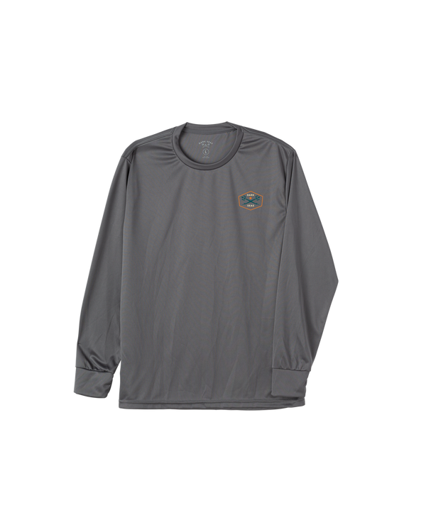 Dark Seas Progressive LS Uv T-Shirt GRANITE