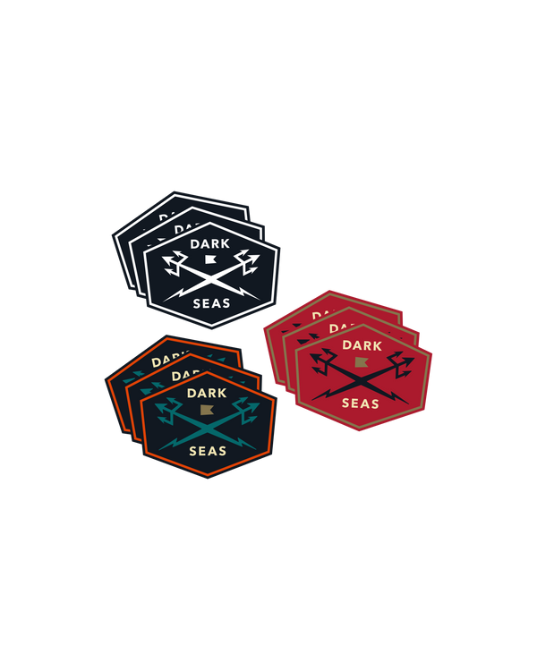 dark seas Progressive Sticker Pack 20Pk ASSORTED