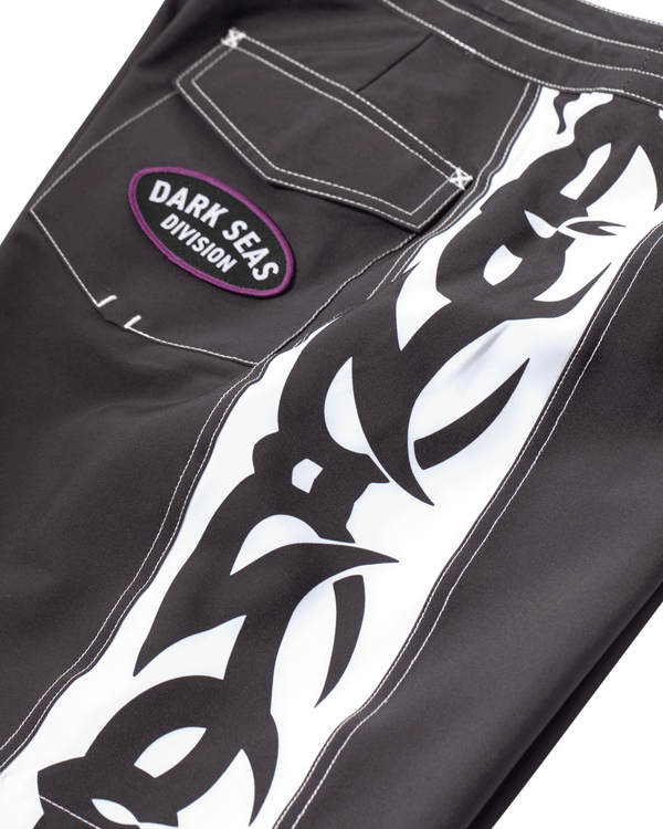 Dark Seas Rincon Boardshort BLACK/WHITE