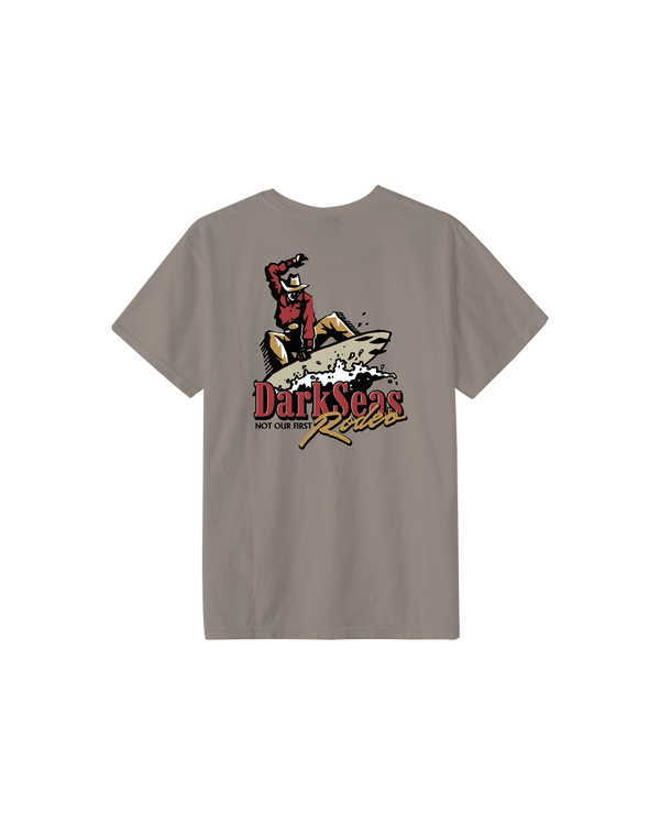 dark seas Rodeo Pigment T-Shirt VINTAGE KHAKI
