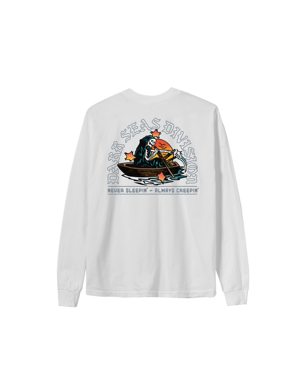 dark seas Rowboat LS Stock T-Shirt
