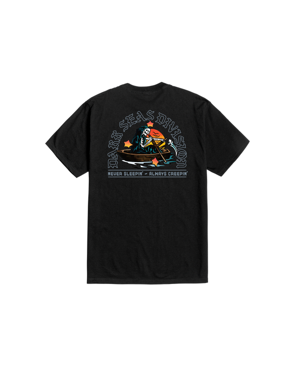 dark seas Rowboat Stock T-Shirt