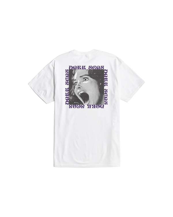 dark seas Screamer Stock T-Shirt WHITE