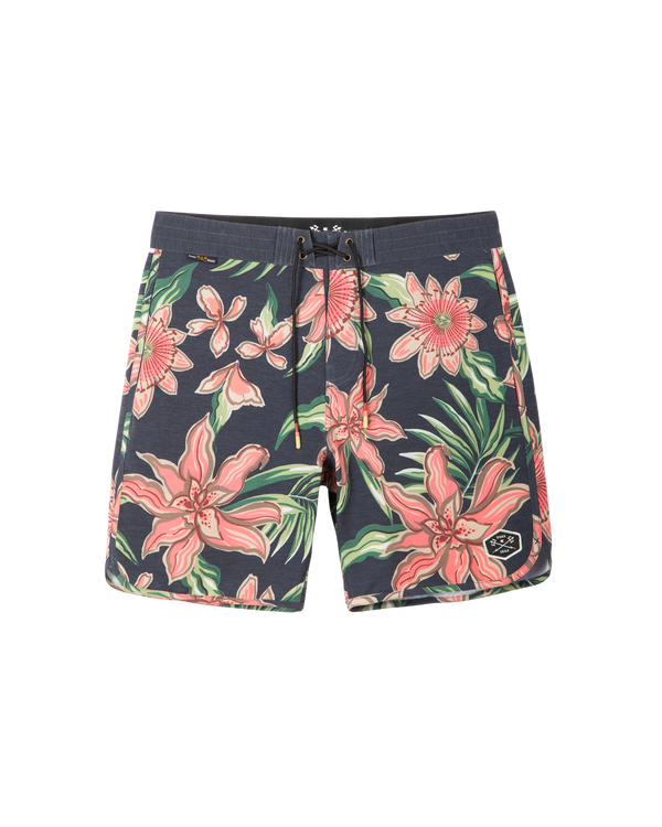 dark seas Sennit Boardshort BLACK