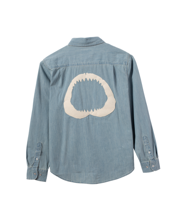 Dark Seas Shaw Shirt LIGHT INDIGO