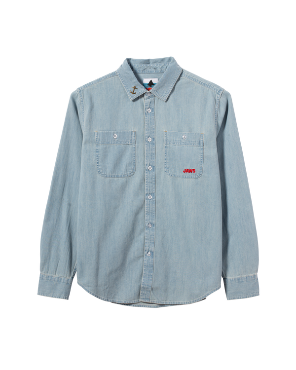 dark seas Shaw Shirt LIGHT INDIGO