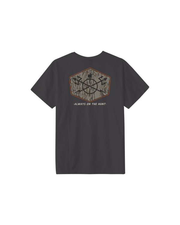 dark seas Solid Oak Pigment T-Shirt BRISTOL BLACK