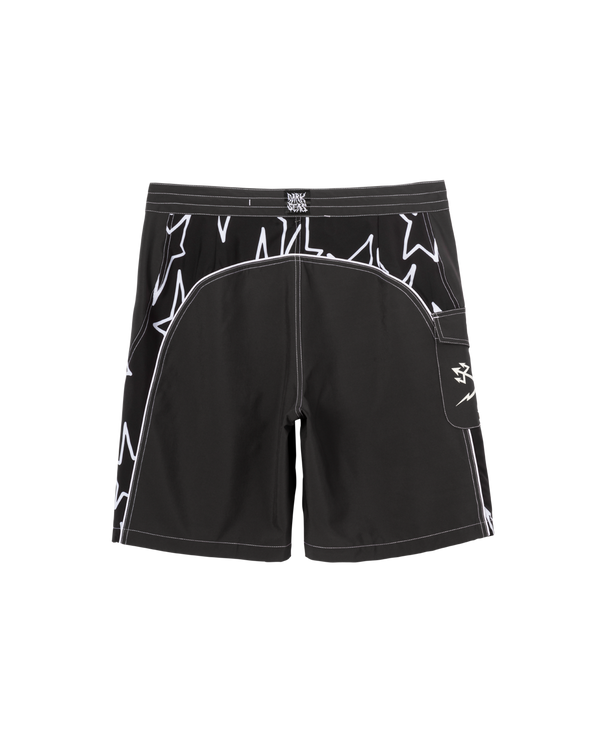 Dark Seas Time Warp Boardshort BLACK
