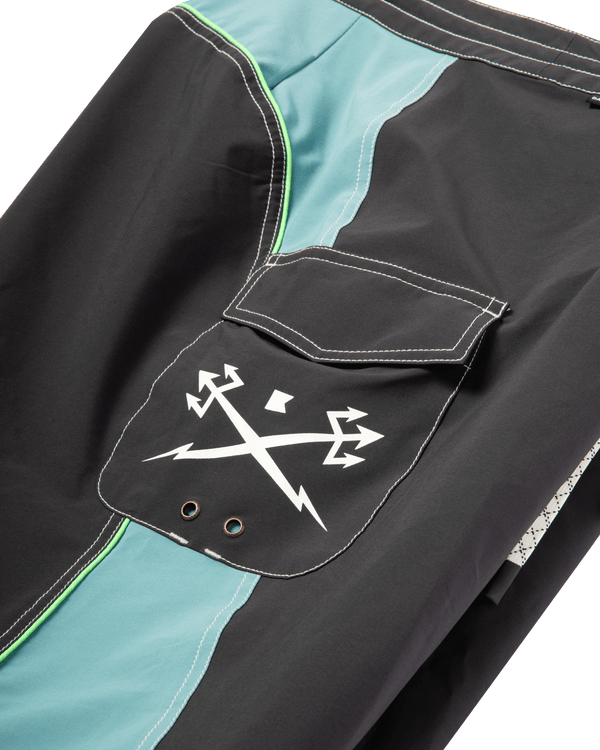 Dark Seas Time Warp Boardshort DARK NAVY