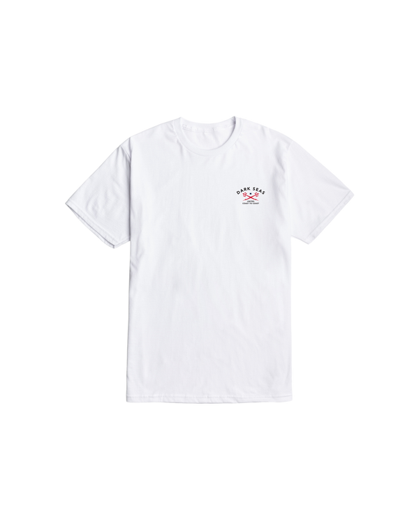 Dark Seas Tridents Flag Premium T-Shirt WHITE