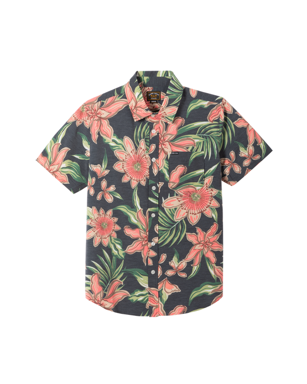 dark seas Warren SS Shirt BLACK