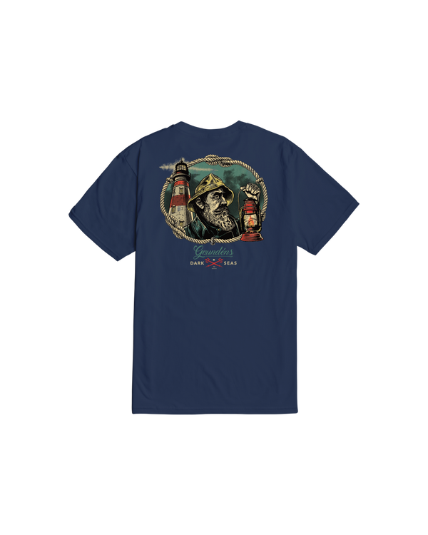 dark seas Watchman Premium T-Shirt NAVY