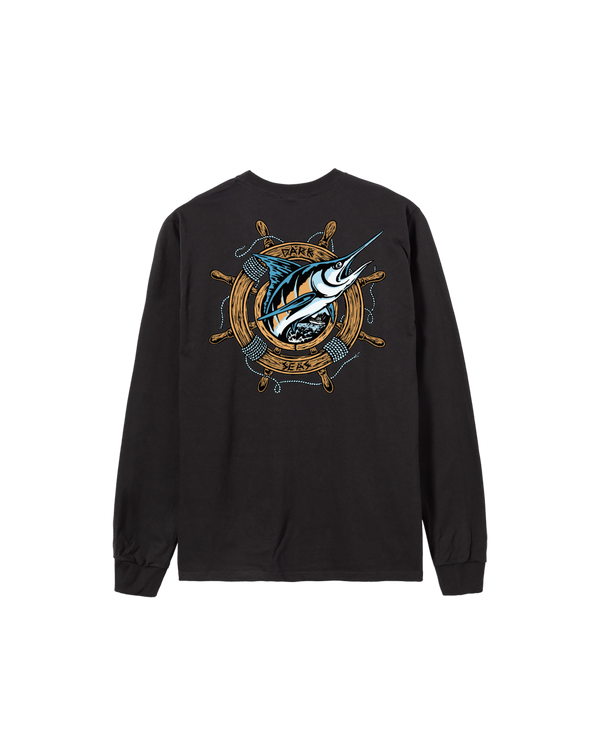 dark seas Waterlogged LS Stock T-Shirt