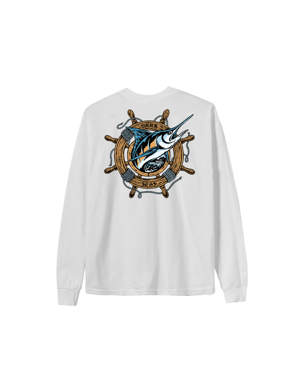 dark seas Waterlogged LS Stock T-Shirt