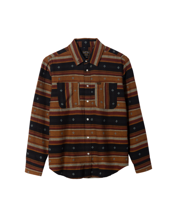 dark seas Woodland Shirt BLACK/BROWN