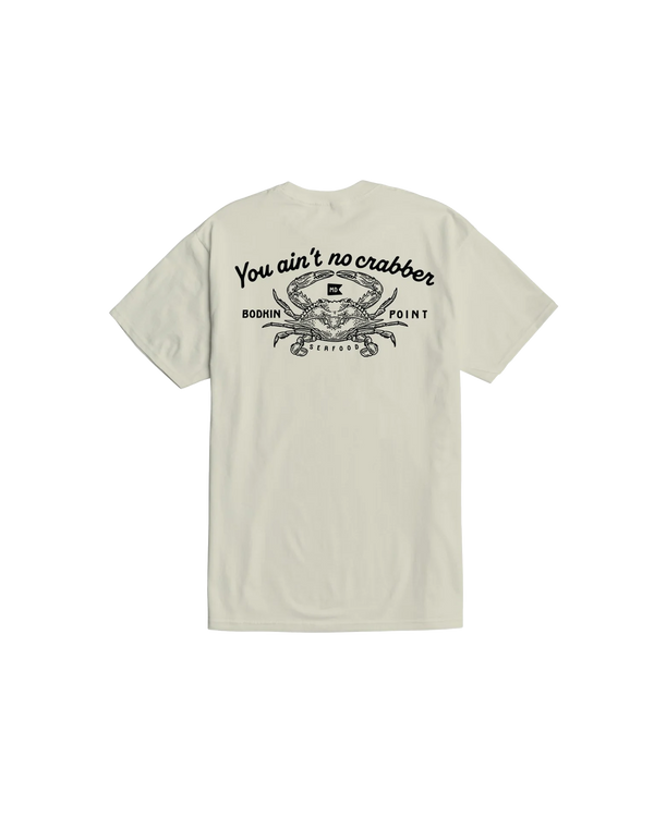 dark seas You Aint No Crabber Stock T-Shirt CREAM