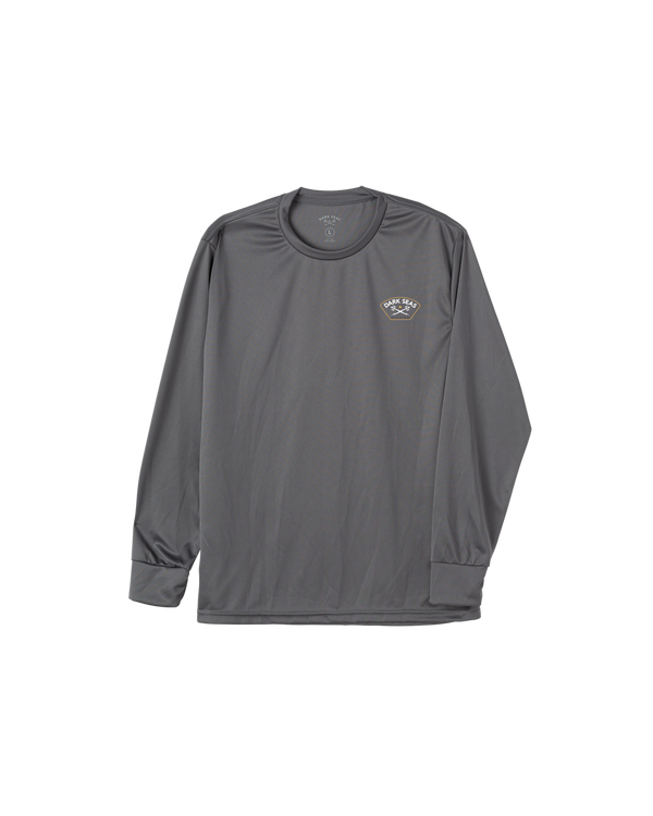 Dark Seas Headmaster III LS Uv T-Shirt GRANITE GREY