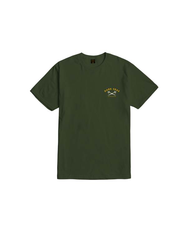 Dark Seas Headmaster III Premium T-Shirt MILITARY GREEN